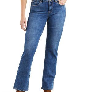 Levis Womens 515 Jeans Blue 14 M Bootcut High Rise